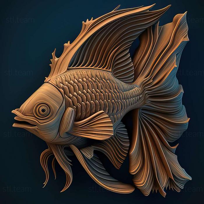 3D модель Hemitaurichthys polylepis (STL)